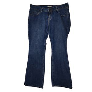 Levis Jeans Womens 20 Blue 542 Flare Dark Wash Stretch American Denim Y2K 38x30